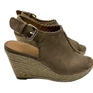 Report Suede Espadrille Wedges